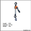 Picture of 1/4TX10' LEVER CHAIN HOIST 602