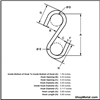 Picture of 1-1/2" HVY OPN S HK ZN 10PK