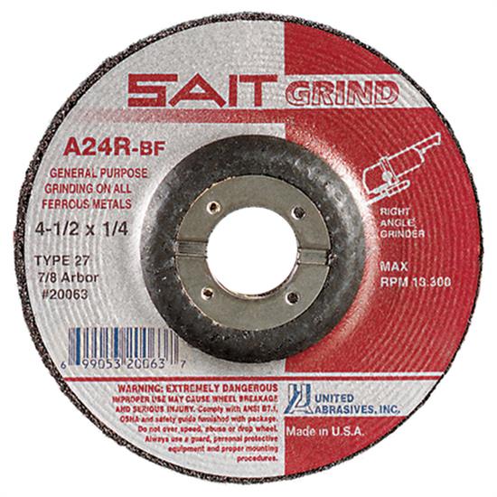 Picture of 4.5X1/4X7/8 GRINDING DISC