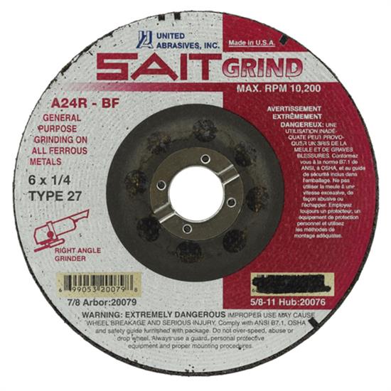 Picture of 6X1/4X7/8 GRINDING DISC