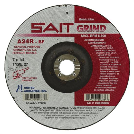 Picture of 7X1/4X7/8 GRINDING DISC