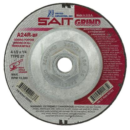 Picture of 4.5X1/4X5/8-11 GRINDING DISC