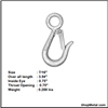 Picture of 7/16" SNAP HOOK USA