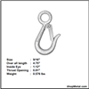 Picture of 9/16" SNAP HOOK USA