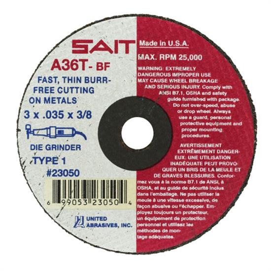 Picture of 3X.035X3/8 CUTTING DISC