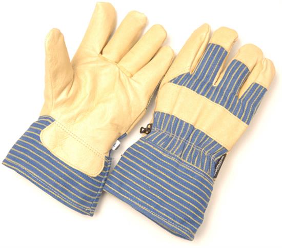 Picture of STRIPED WINTER LEATHR GLOVE XL