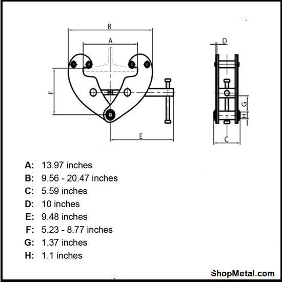 Picture of 5 TON BEAM CLAMP