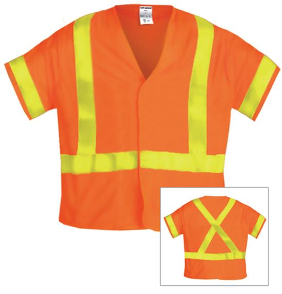 Picture of 2XL HI-VIZ ORG X SAFETY VEST