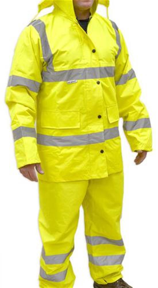 Picture of 2XL HI-VIZ YELLOW RAIN SUIT