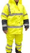 Picture of 3XL HI-VIZ YELLOW/BL RAIN SUIT