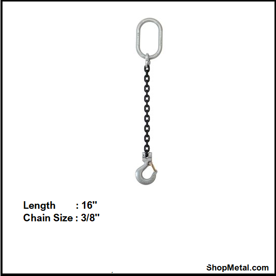 Picture of 3/8" X 16'  CHAIN SLING
