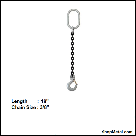 Picture of 3/8" X 18'  CHAIN SLING