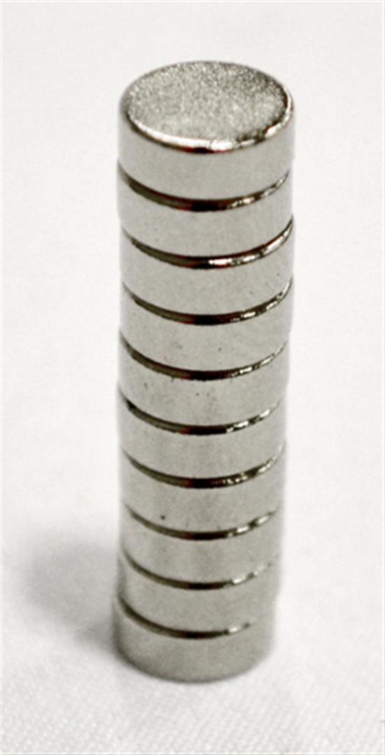 Picture of 10 PC 8X3MM RARE EARTH MAGNETS