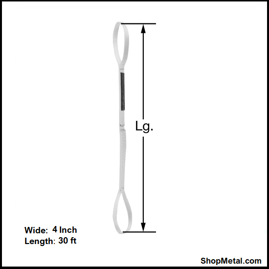 Picture of 4" X30' EE 2-PLY WEB SLING TUF