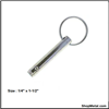 Picture of 1/4"x1-1/2"  BALL DETENT PIN