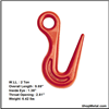 Picture of 2T SORTING HOOK W/ EYE RED