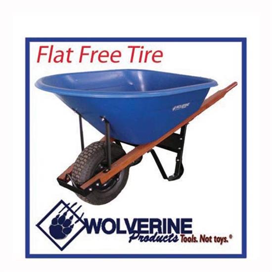 Picture of 6CU FT POLY WHEELBARROW WOLV