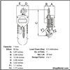 Picture of 1 TON X 20' HAND CHAIN HOIST