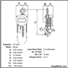 Picture of 1/2T X 16' CHAIN BLOCK HOIST