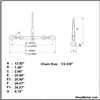 Picture of 1/2"-5/8" RATCHET LOAD BINDER