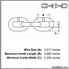 Picture of 3/16"X50' G30 CHAIN HDG