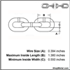 Picture of 3/8" X 400' G30 CHAIN HDG