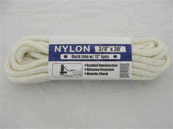 Picture of 3/8x30 NYLON DOCK LINE W/ EYE