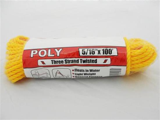 Picture of 5/16x100 Y-POLY 3-STRAND ROPE