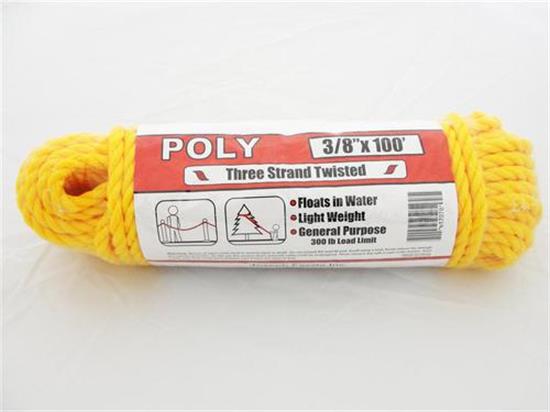 Picture of 3/8x100 Y-POLY 3-STRAND ROPE