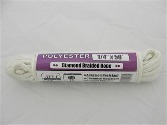 Picture of 1/4x50 POLYES DIA BRAID ROPE