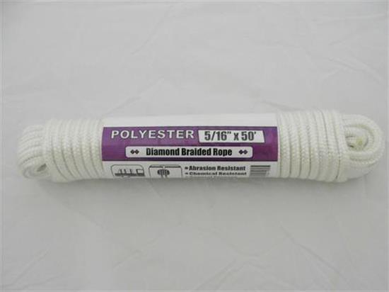 Picture of 5/16x50 POLYES DIA BRAID ROPE