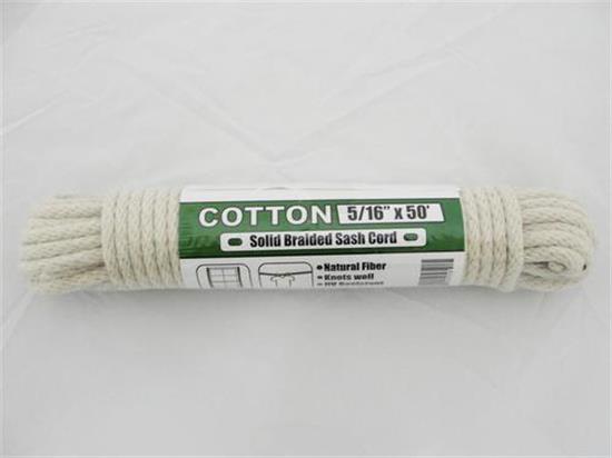 Picture of 5/16x50 COTTON SLD BRAID ROPE