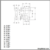 Picture of 1/4" DOUBLE CLEVIS LINK ZP