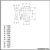 Picture of 5/16"-3/8" DOUBLE CLEVIS LINK