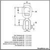 Picture of 1/4" EYE TO JAW SWIVEL HDG