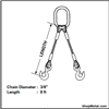 Picture of 3/8" X 8'  CHAIN SLING 2 LEG