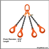 Picture of 9/32" X 6'  CHAIN SLING 4 LEG