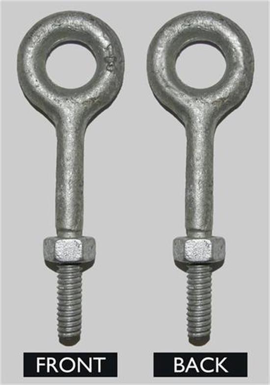 Picture of 1/4" X 2" EYE BOLT W/ NUT HDG