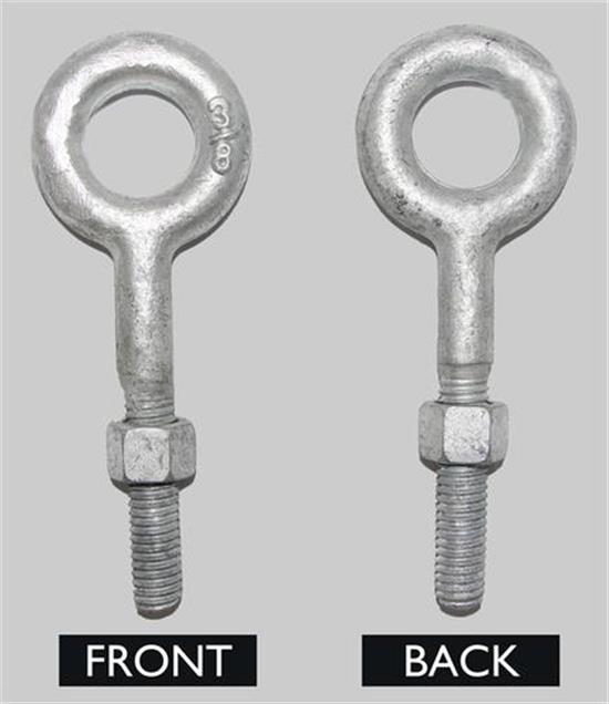 Picture of 3/8" X2.5" EYE BOLT W/ NUT HDG