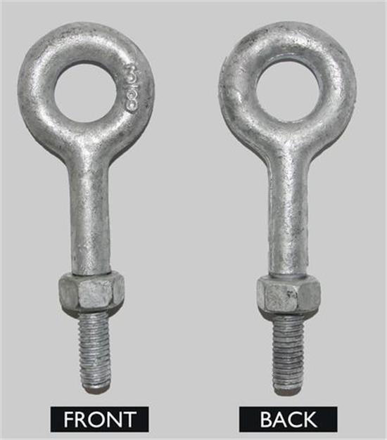 Picture of 3/8" X 3" EYE BOLT W/ NUT HDG