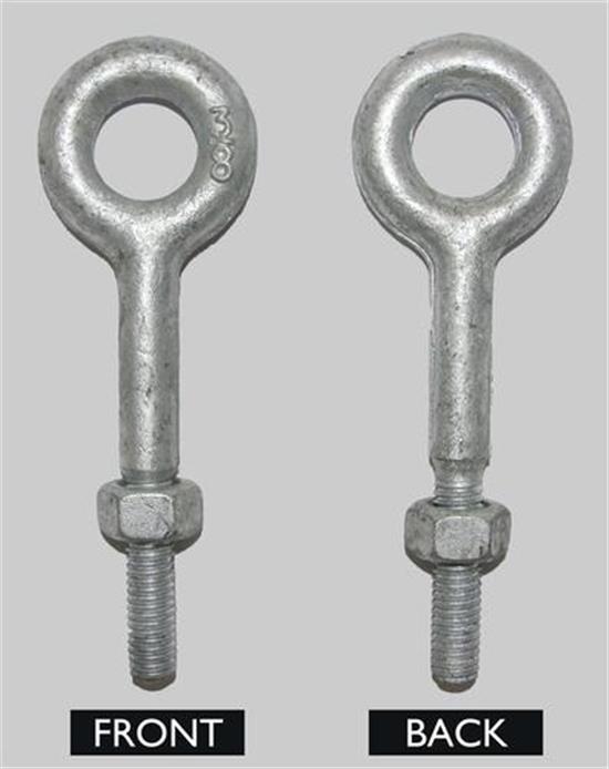 Picture of 3/8" X 6" EYE BOLT W/ NUT HDG