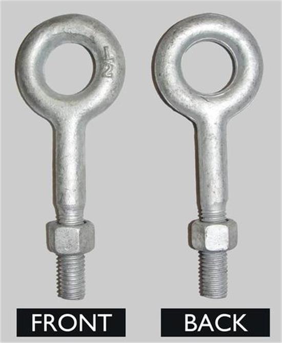 Picture of 1/2" X 3.25" EYE BOLT W/NUT HDG