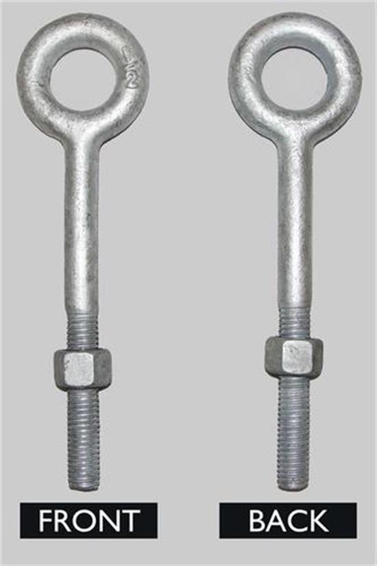 Picture of 1/2" X 5" EYE BOLT W/ NUT HDG