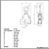 Picture of 2T PIVOTING EYE PLATE CLAMP