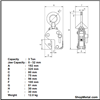 Picture of 3T PIVOTING EYE PLATE CLAMP