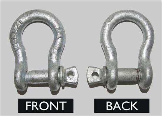 Picture of 1/4" SCREW PIN SHACKLE HDG