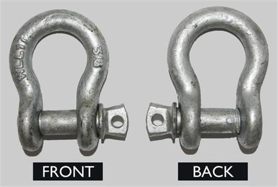 Picture of 3/8" SCREW PIN SHACKLE HDG