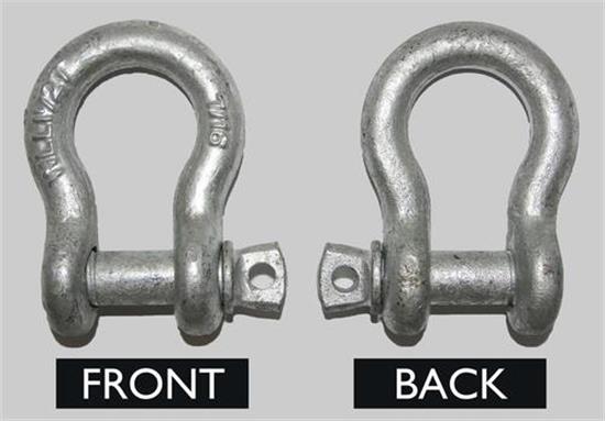 Picture of 7/16" SCREW PIN SHACKLE HDG