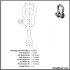 Picture of 1" SCREW PIN SHACKLE HDG