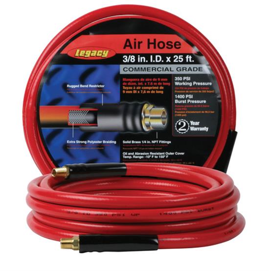 Picture of 3/8"X25' COMM GRADE AIR HOSE